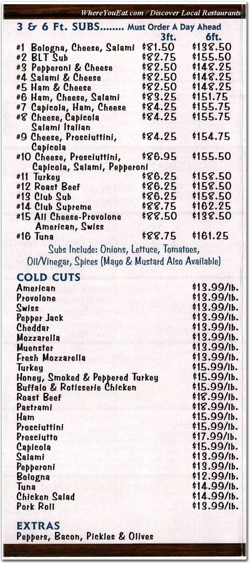 Our Foods