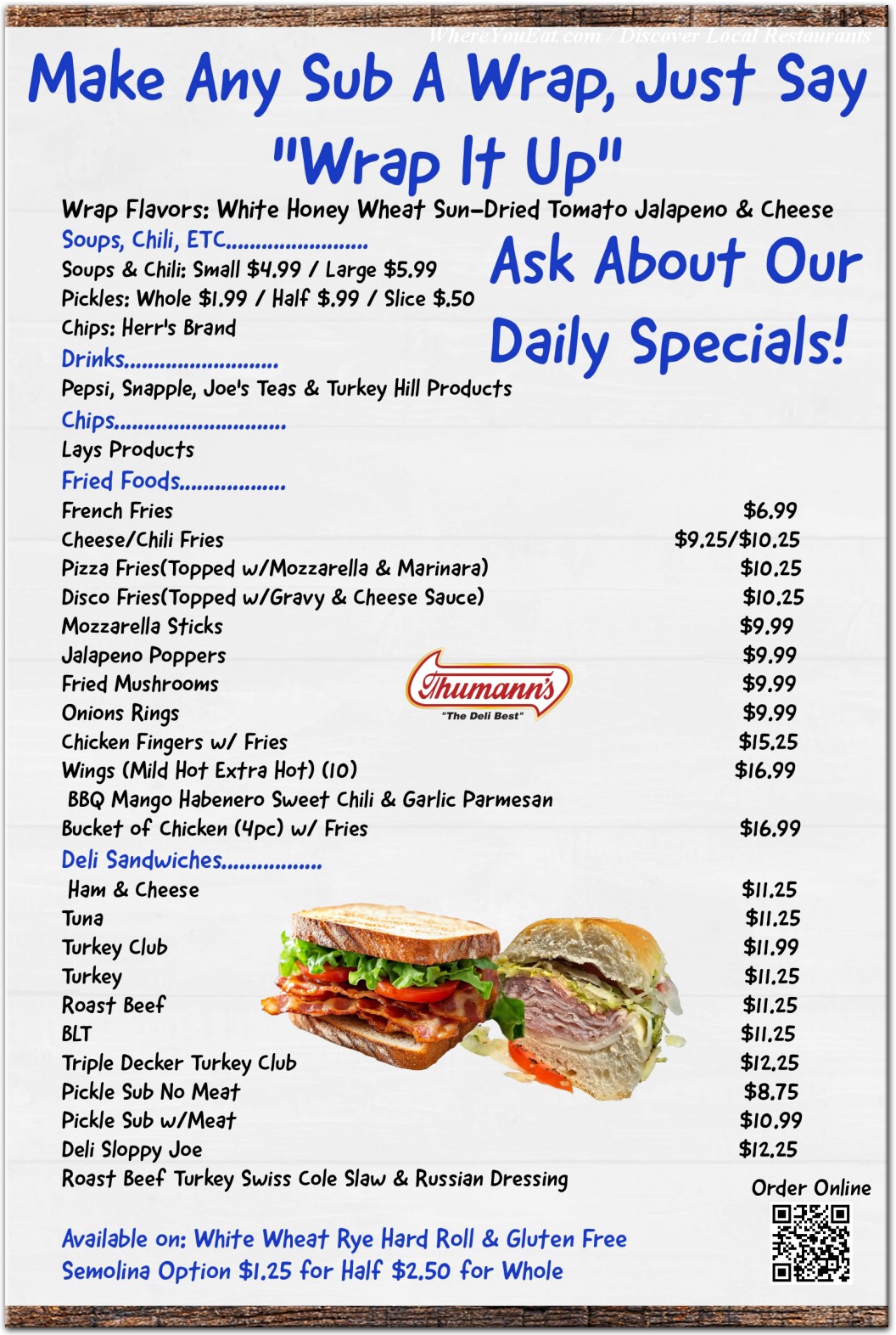 Our Foods