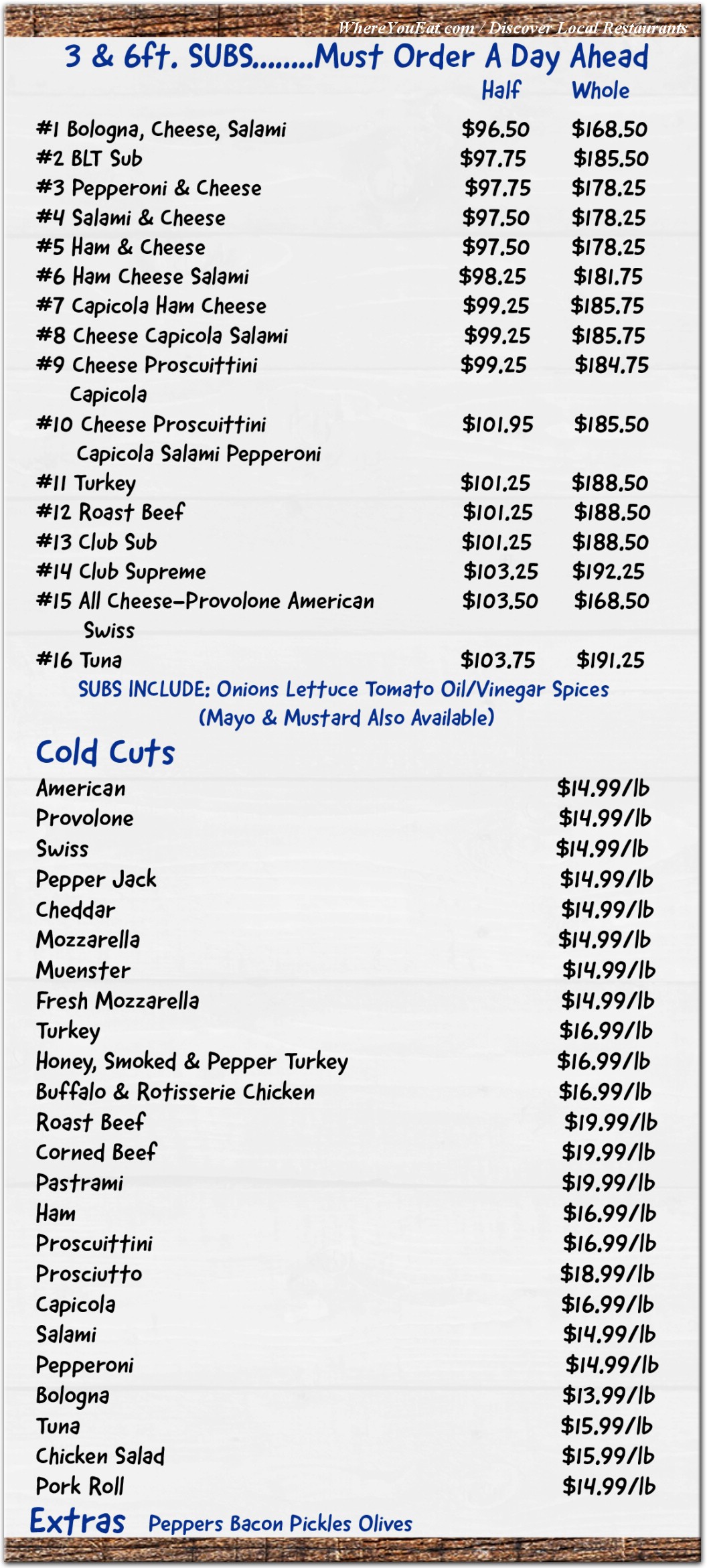 Our Foods